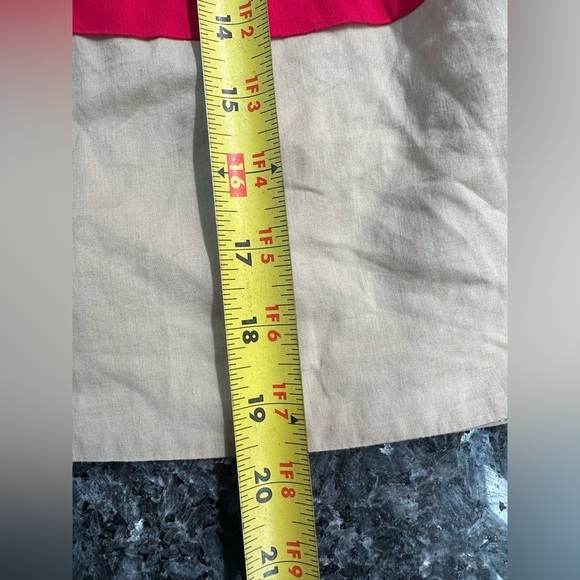 Calvin Klein | Boho Tiered Color Block A-Line Skirt Size 6 Small S - Picture 4 of 6